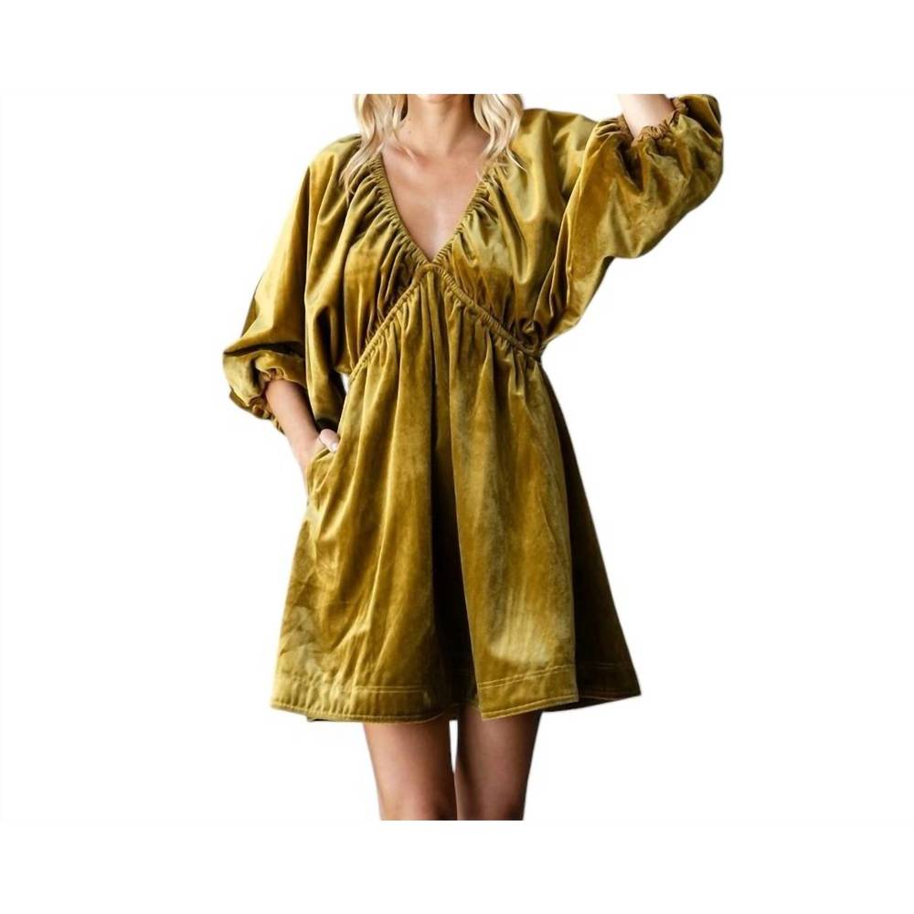 Velvet Mini Dress